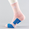 Peak Big Triangle 3 Basketball Socks Pink