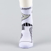 Peak Flash 5 Basketball Sock White