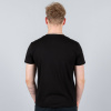 Peak Round Neck T Shirt Black