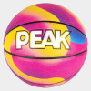 Peak Color Gradient Composite Indoor/Outdoor Basketball Sz. 7 Rose