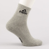 Peak Basketball Socks Mid.Melange Grey/Black