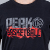 Peak Basketball Round Neck T-Shirt Black