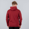 Peak Hoodie Sweater With Front Zipper Burgundy