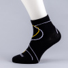 Peak Medium Cut Socks Black