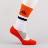 Peak Basketball Socks Burning Orange/Lt.Grey