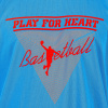 Peak Play For Heart Round Neck T-Shirt Bright Mid.Blue