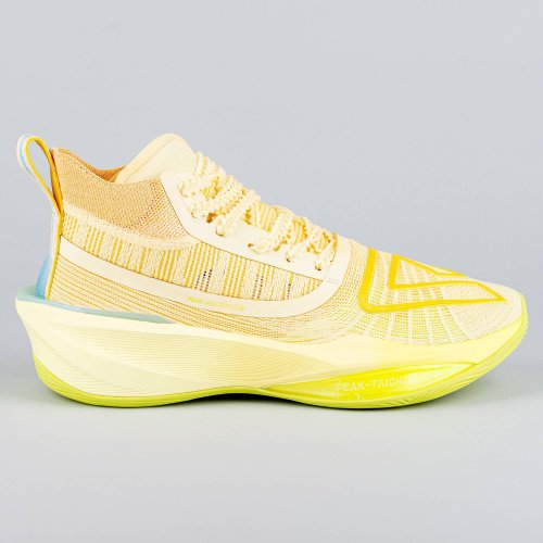 Peak Basketball Shoes Big Triangle 3.0 - Surging Technology Taichi Ultralight P-Soon Fog Yellow